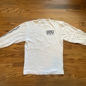 SubPop Records Seattle Graphic Long sleeve L
